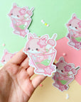 Sakura Fox Sticker