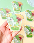 Matcha Unicorn Sticker (3")