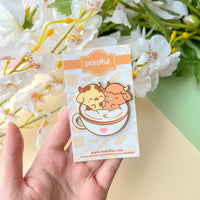 Cow-puccino Pin