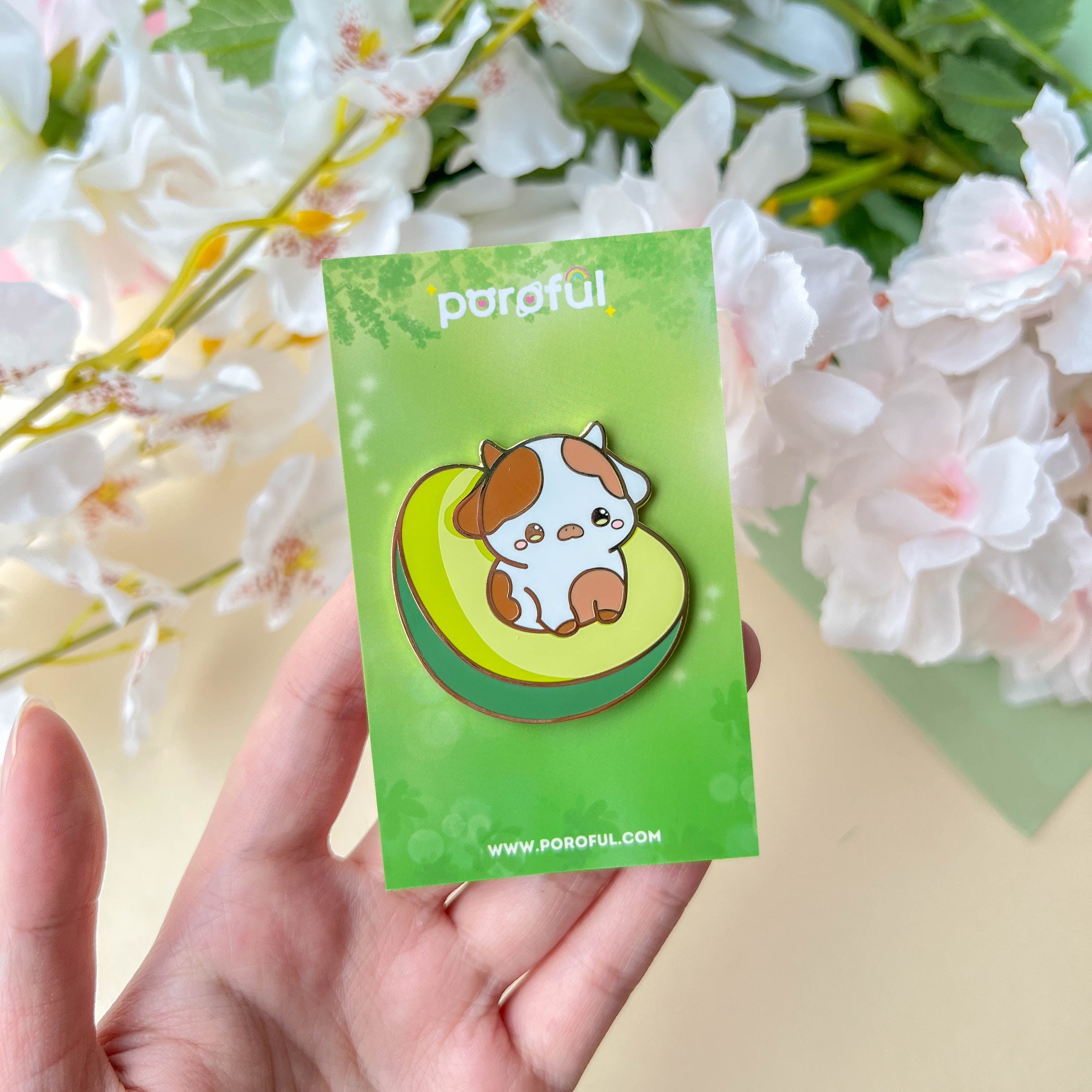 Avo-cow-do Pin