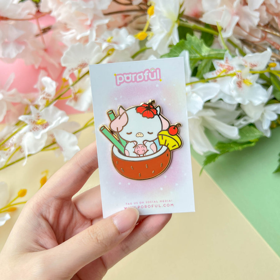 Coconut Cow Pin