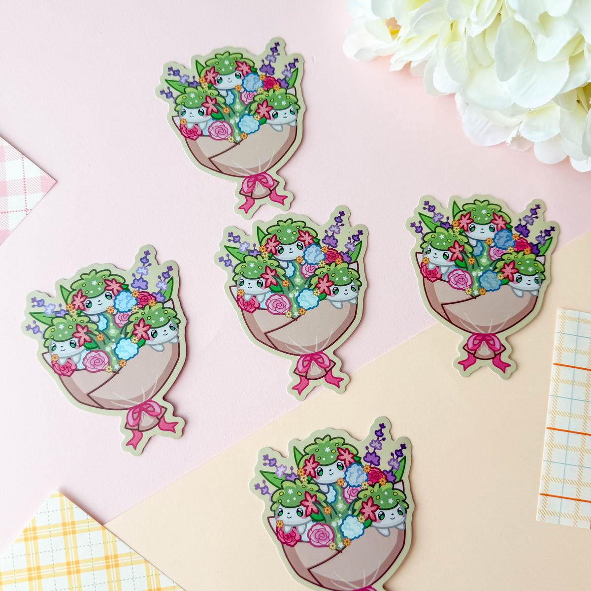 Shaymin Flower Bouquet Sticker