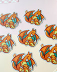 Fire Dragon Big & Little Sticker