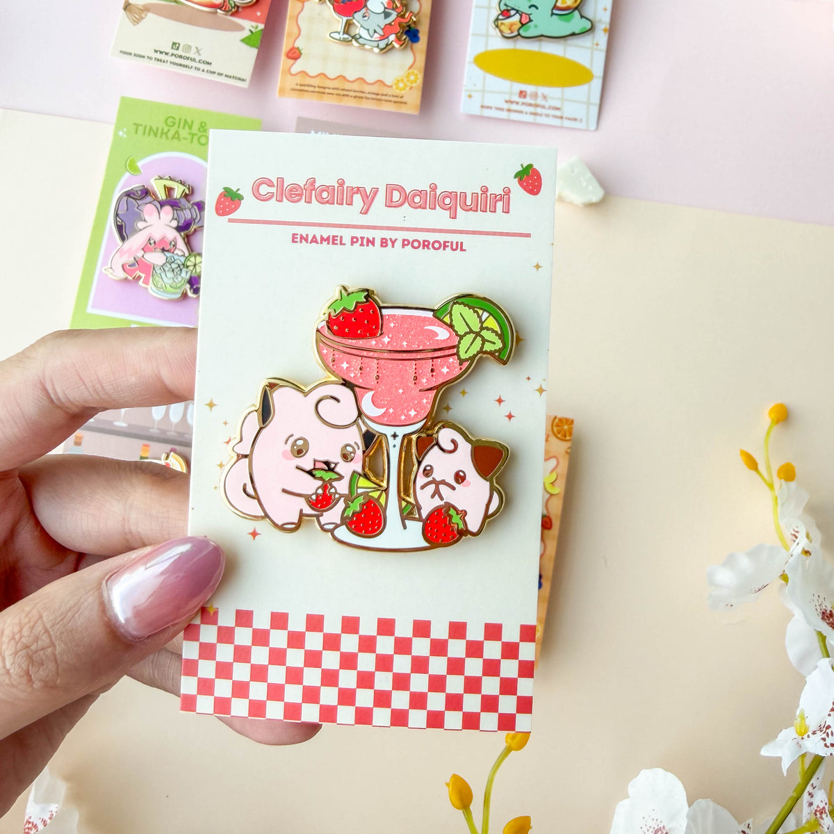 Clefairy Daiquiri Pin