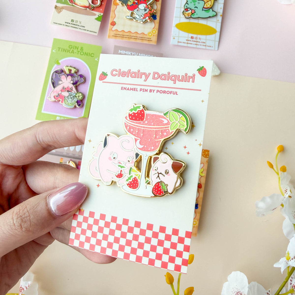 Clefairy Daiquiri Pin