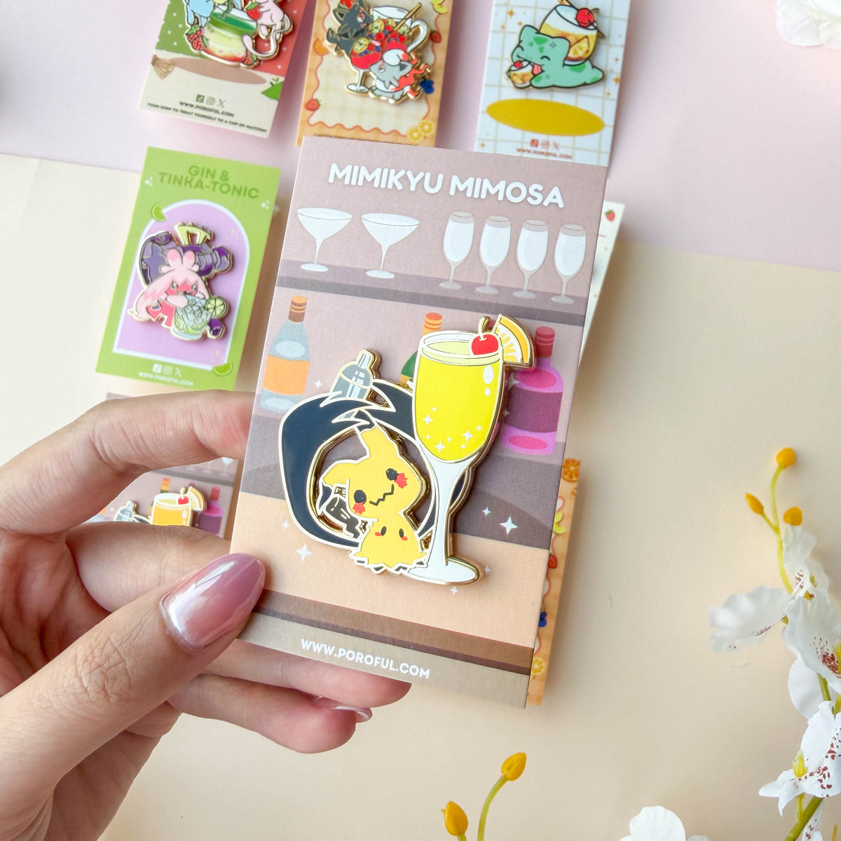 Mimikyu Mimosa Pin