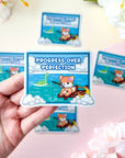 Progress Over Progression Sticker