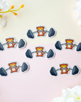 Powerlifter Cat Sticker