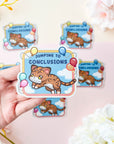 Jumping To Conclusions Sticker