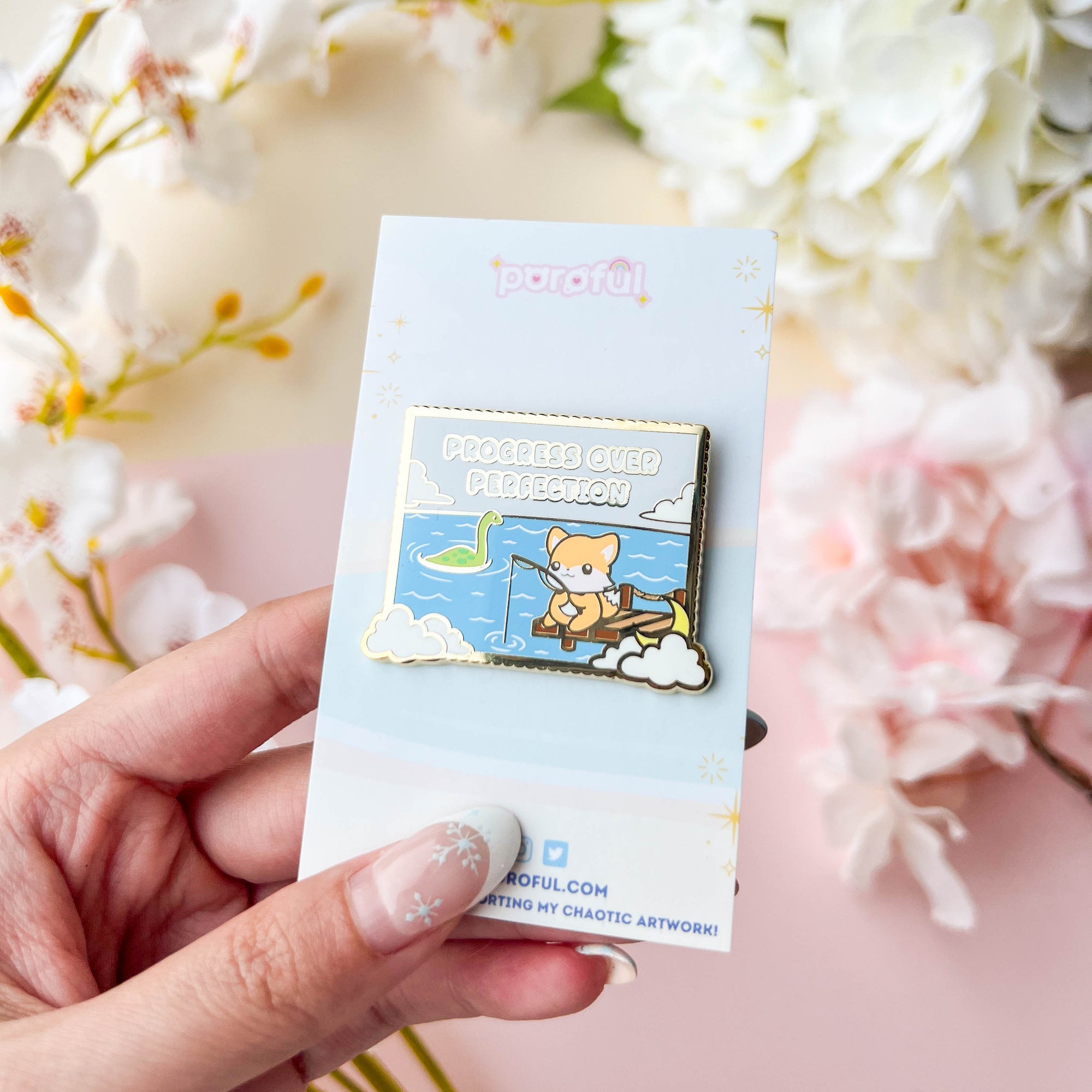 Progress Over Perfection Pin