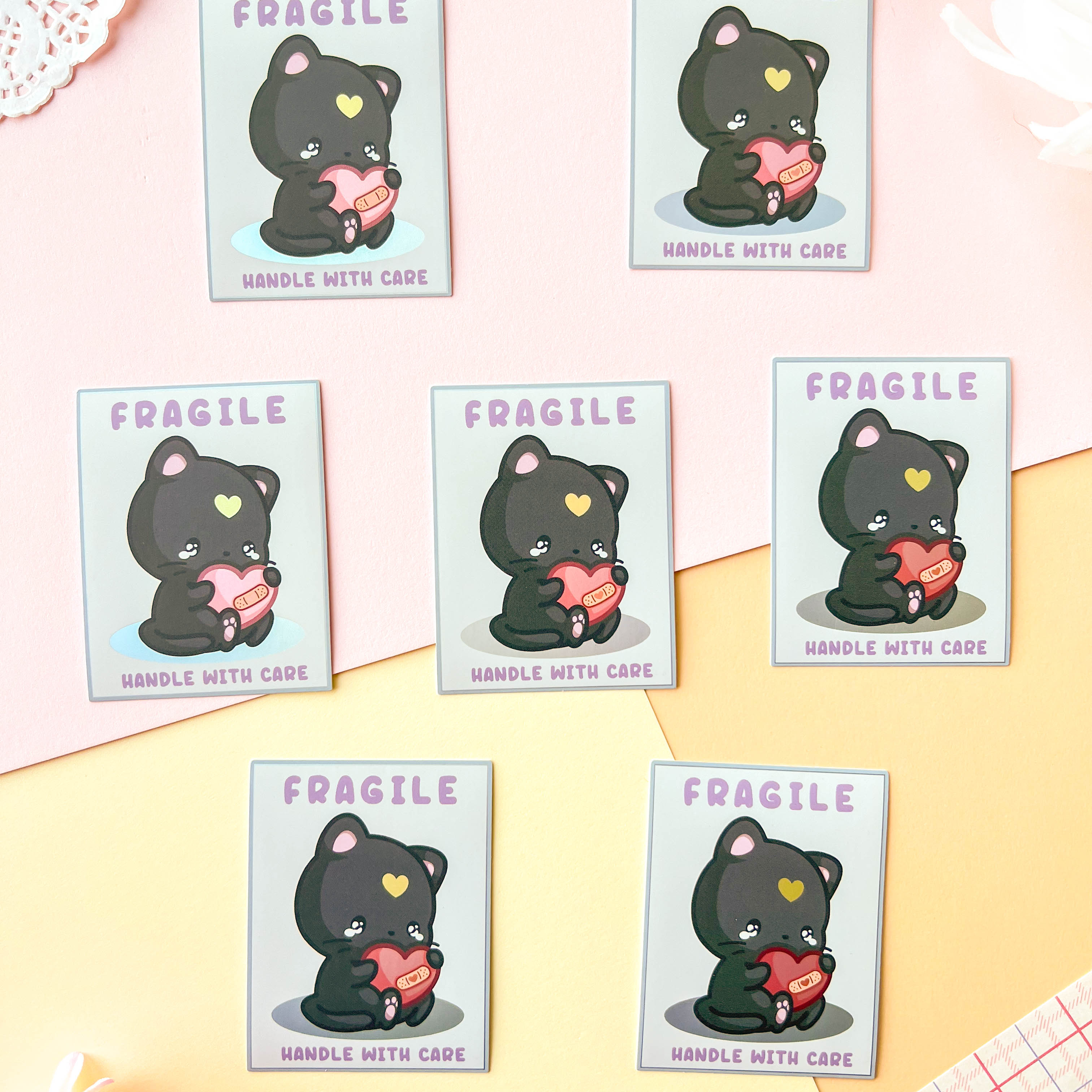 Fragile: Handle With Care Sticker (3&quot;)