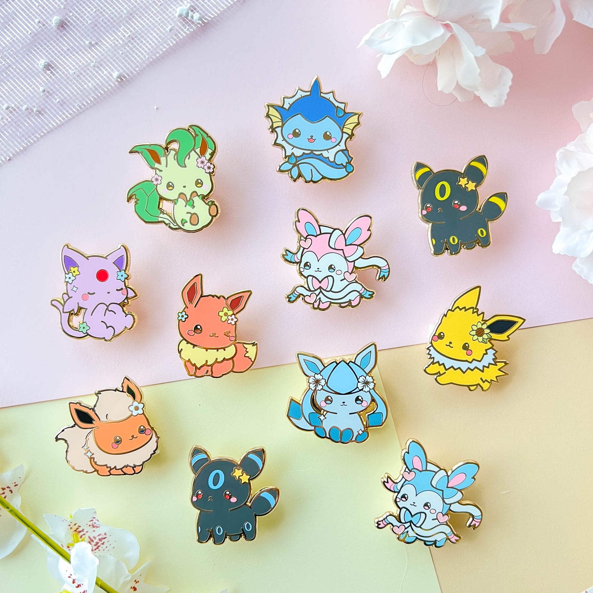 Eeveelution Pin Set