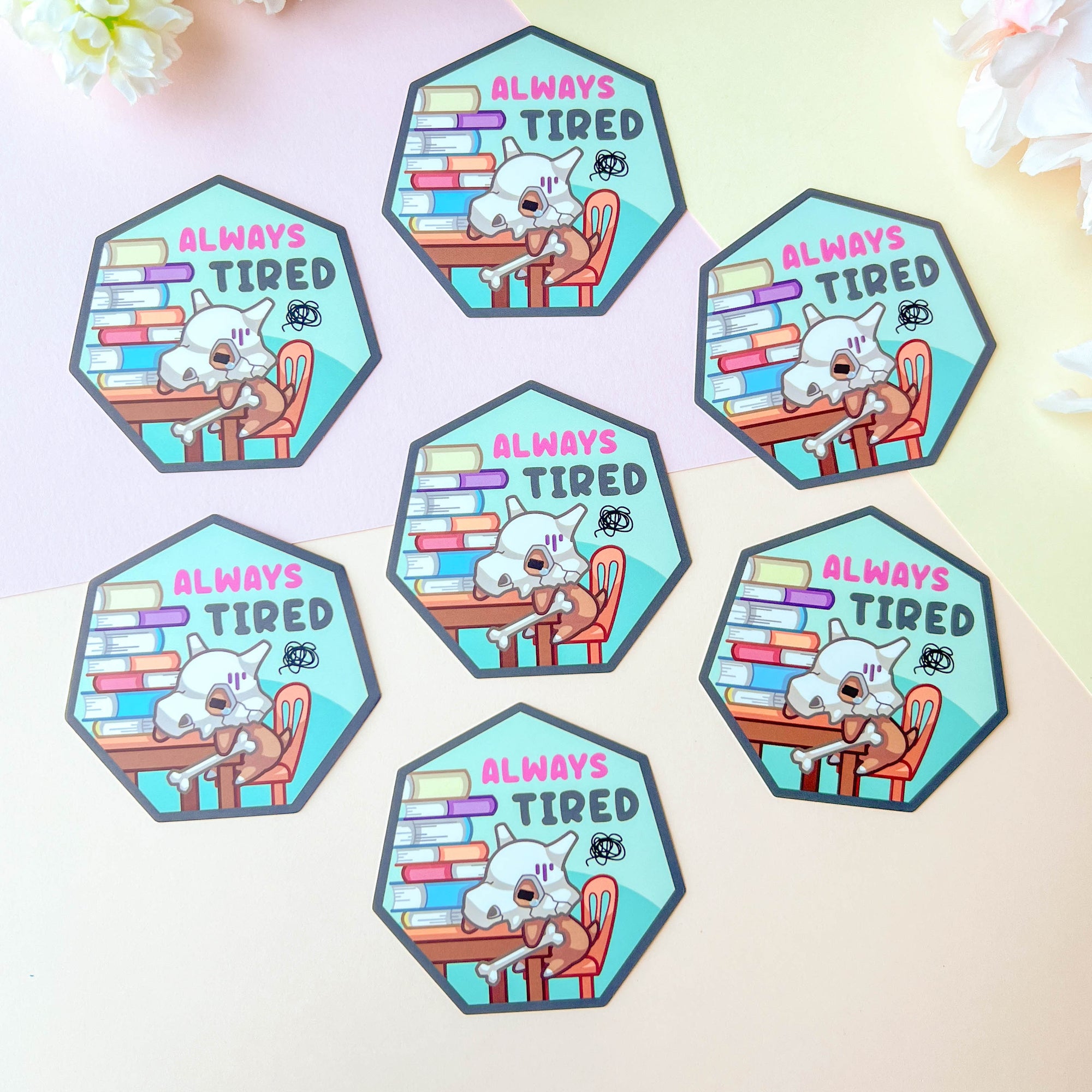 Always Tired Sticker