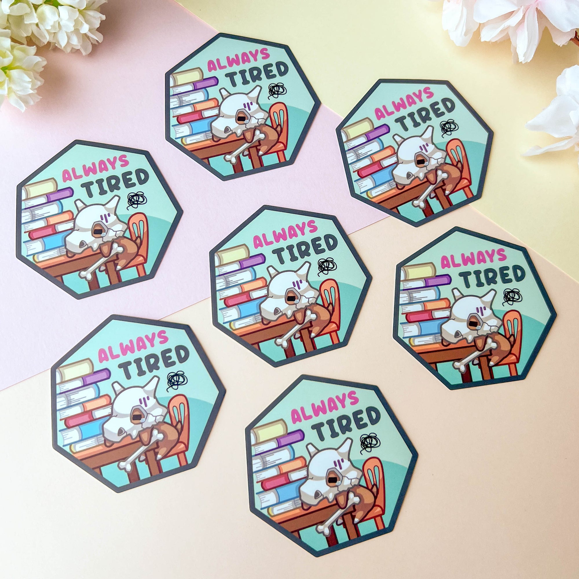 Always Tired Sticker