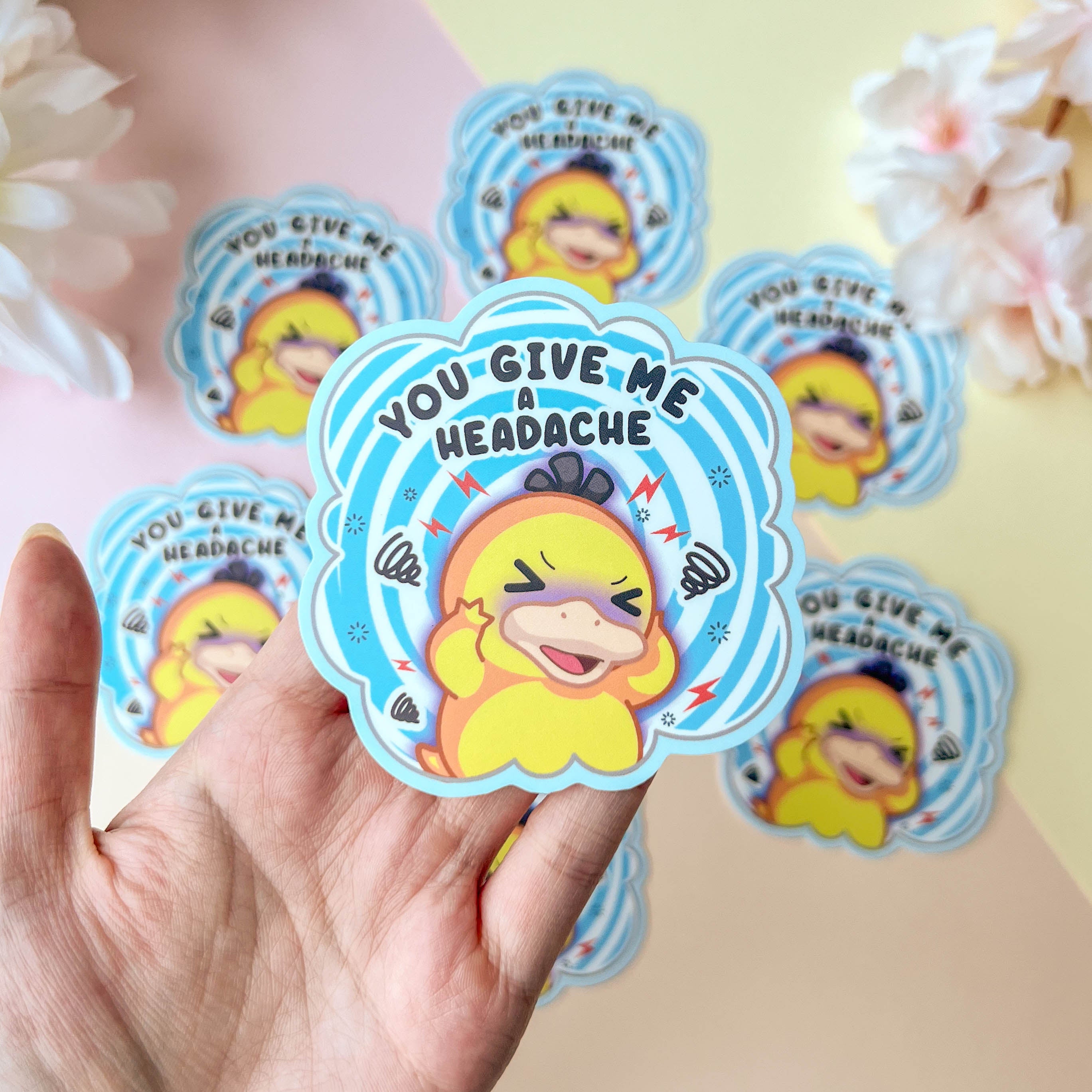 Headache Problem Sticker You Give Me A Headache Sticker – Poroful