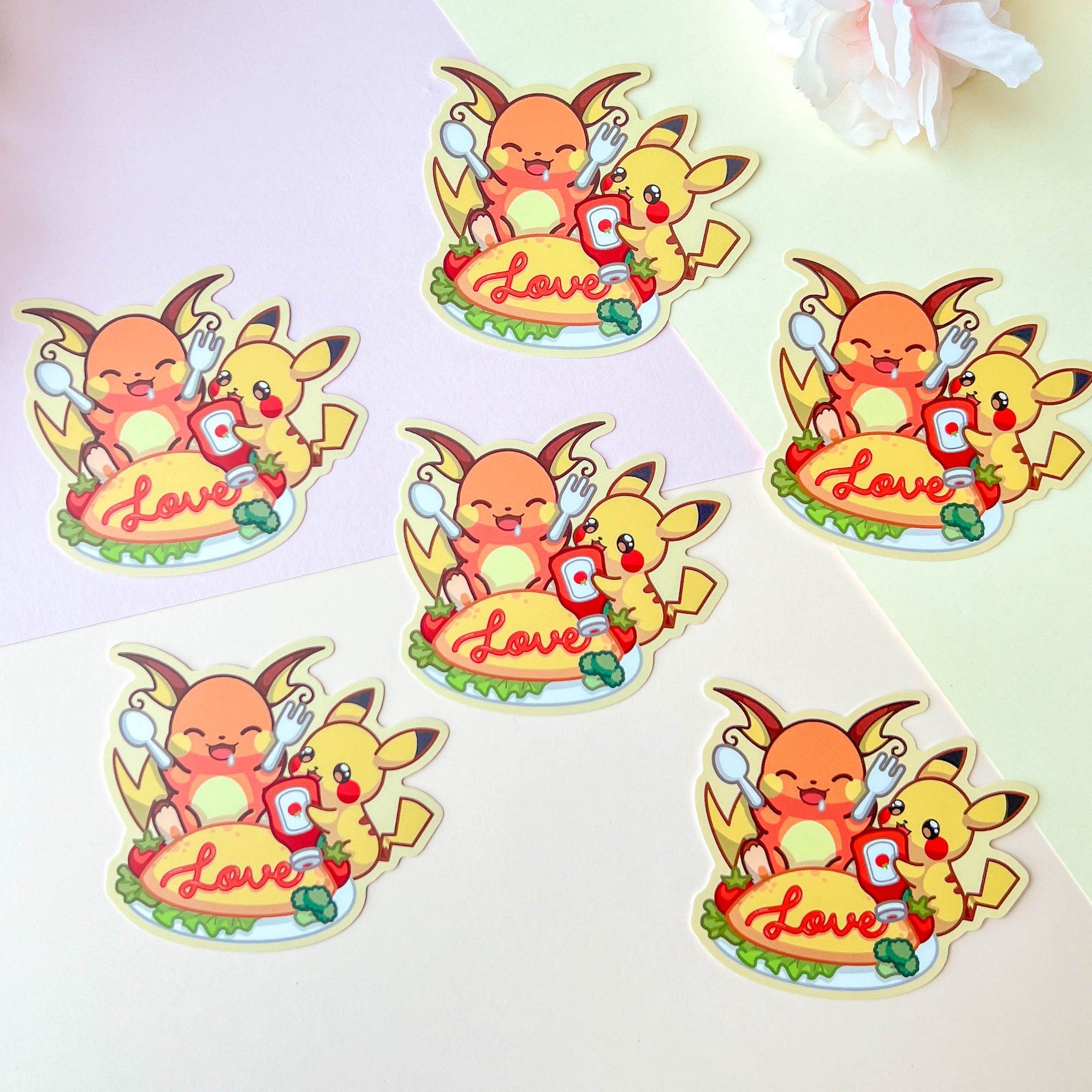 Omelette Rice Sticker
