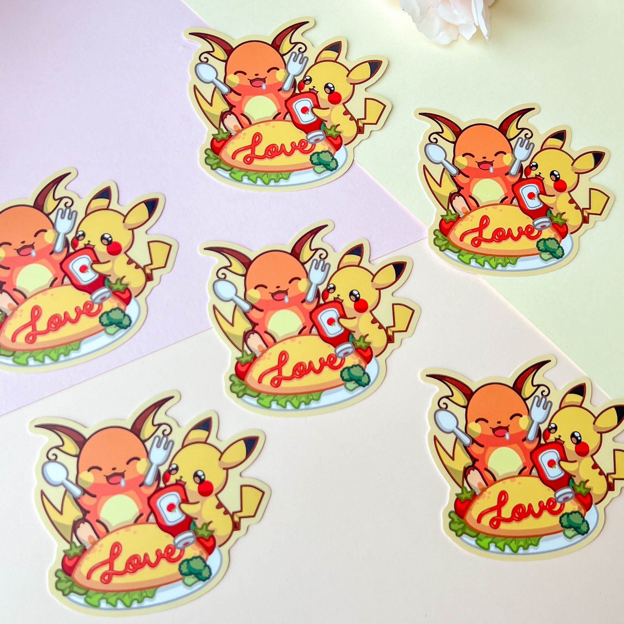 Omelette Rice Sticker