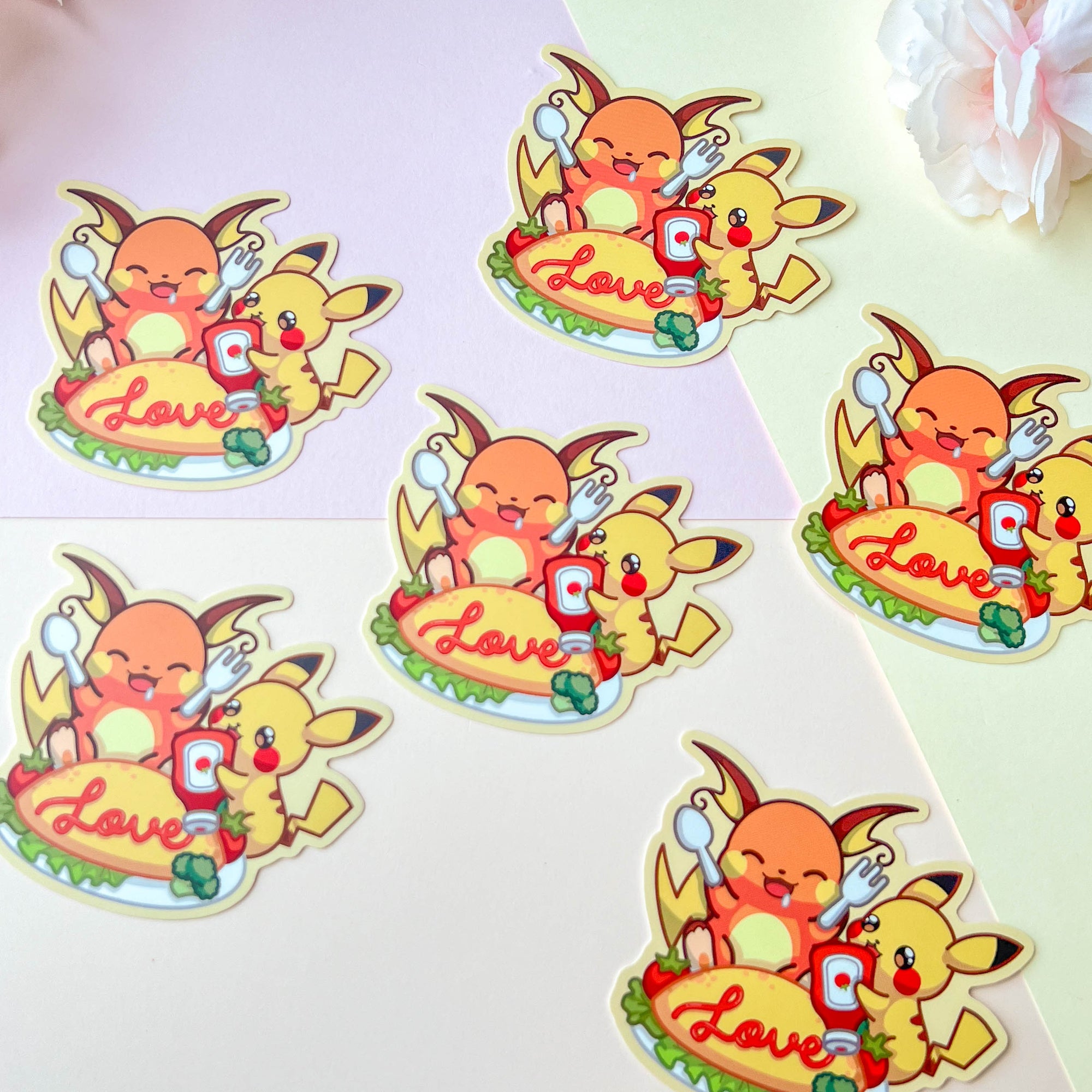 Omelette Rice Sticker