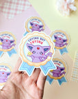 Medal Sticker Set (+Bonus Poncho Sticker)