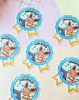 Underpaid Sticker