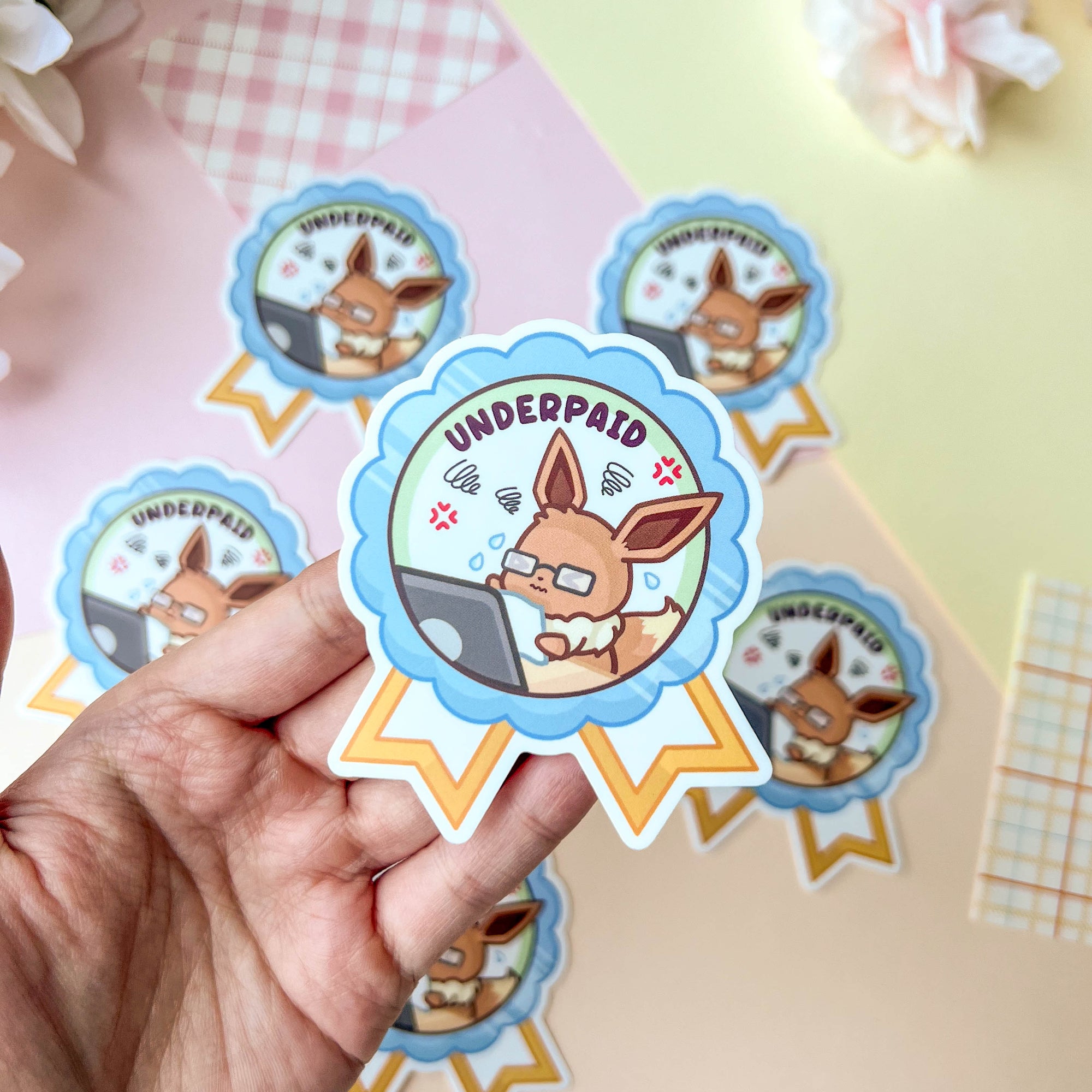 Medal Sticker Set (+Bonus Poncho Sticker)