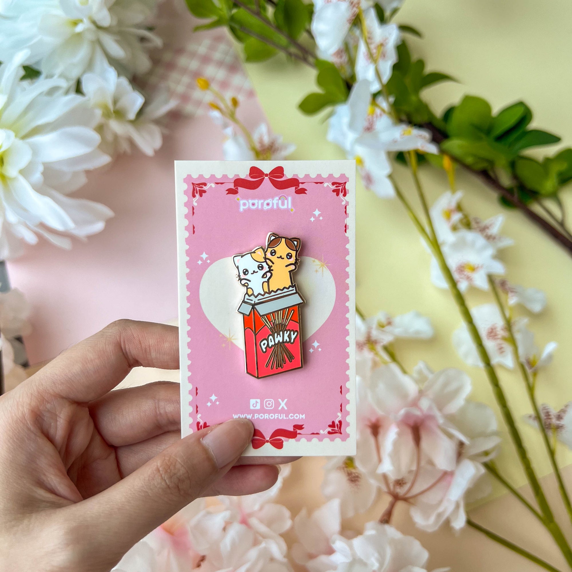 Pocky Cats Pin