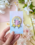 Crying But Trying Pin