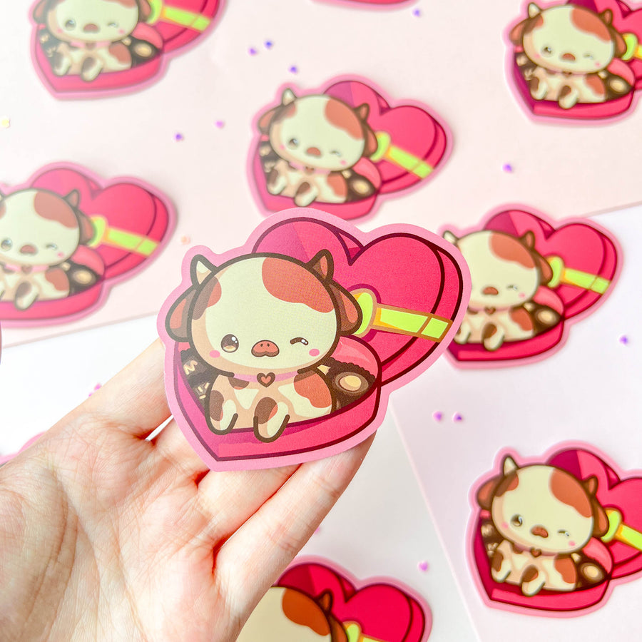 Chocolate Cow Sticker