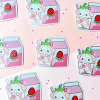Strawberry Milk Sticker