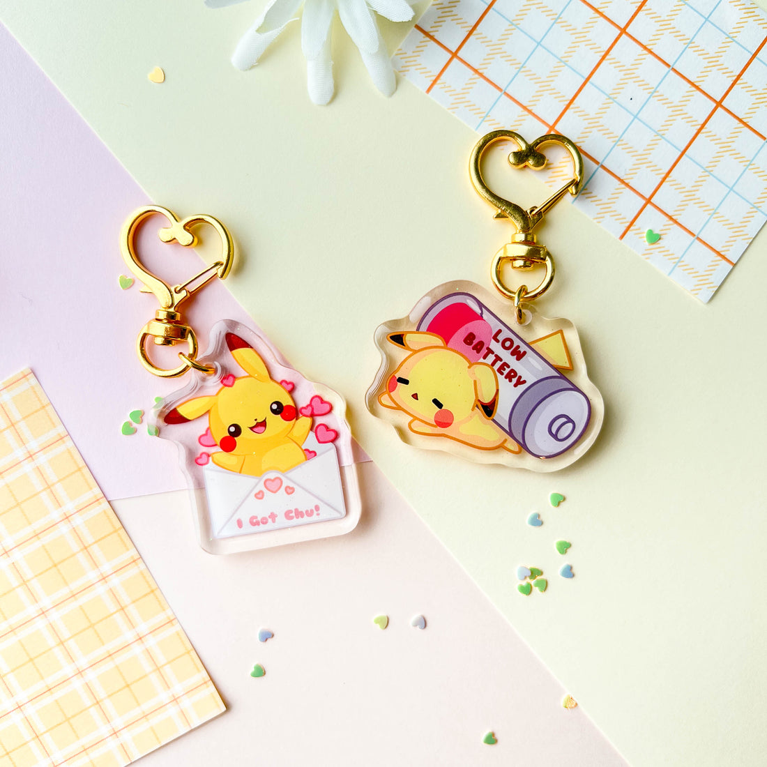 Low Battery Keychain
