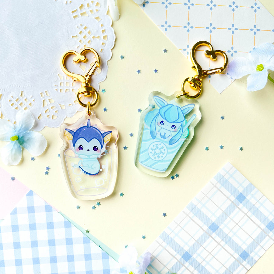 Vaporeon Iced Water Keychain
