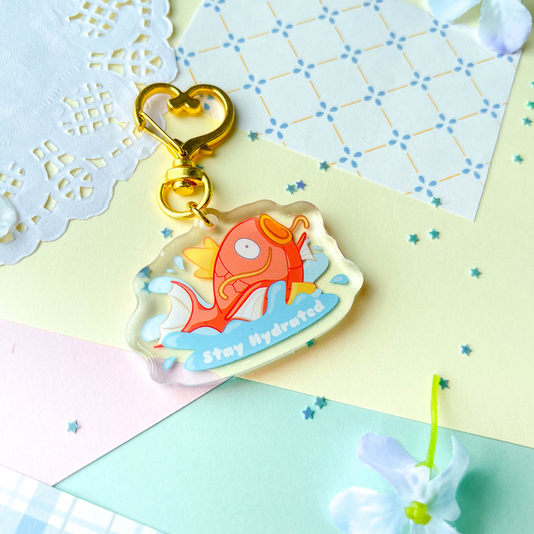 Stay Hydrated Keychain