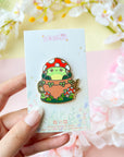 Mushroom Froggy Pin