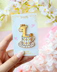 Giraffe Tea Party Pin