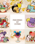 Pokedrinks Pin Set