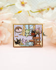 Poke Cat Room Pin