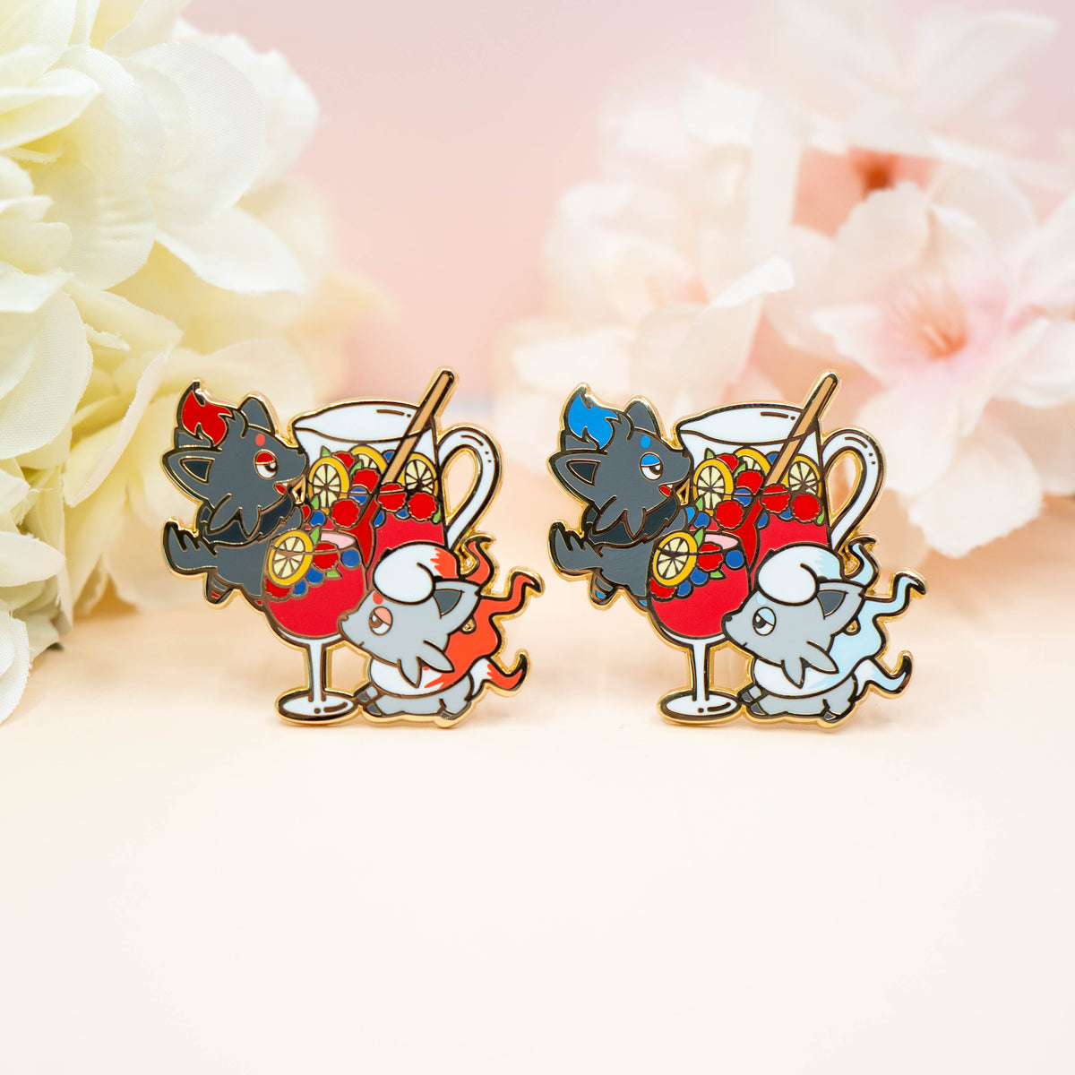 LIMITED SHINY* Zorua Sangria Pin