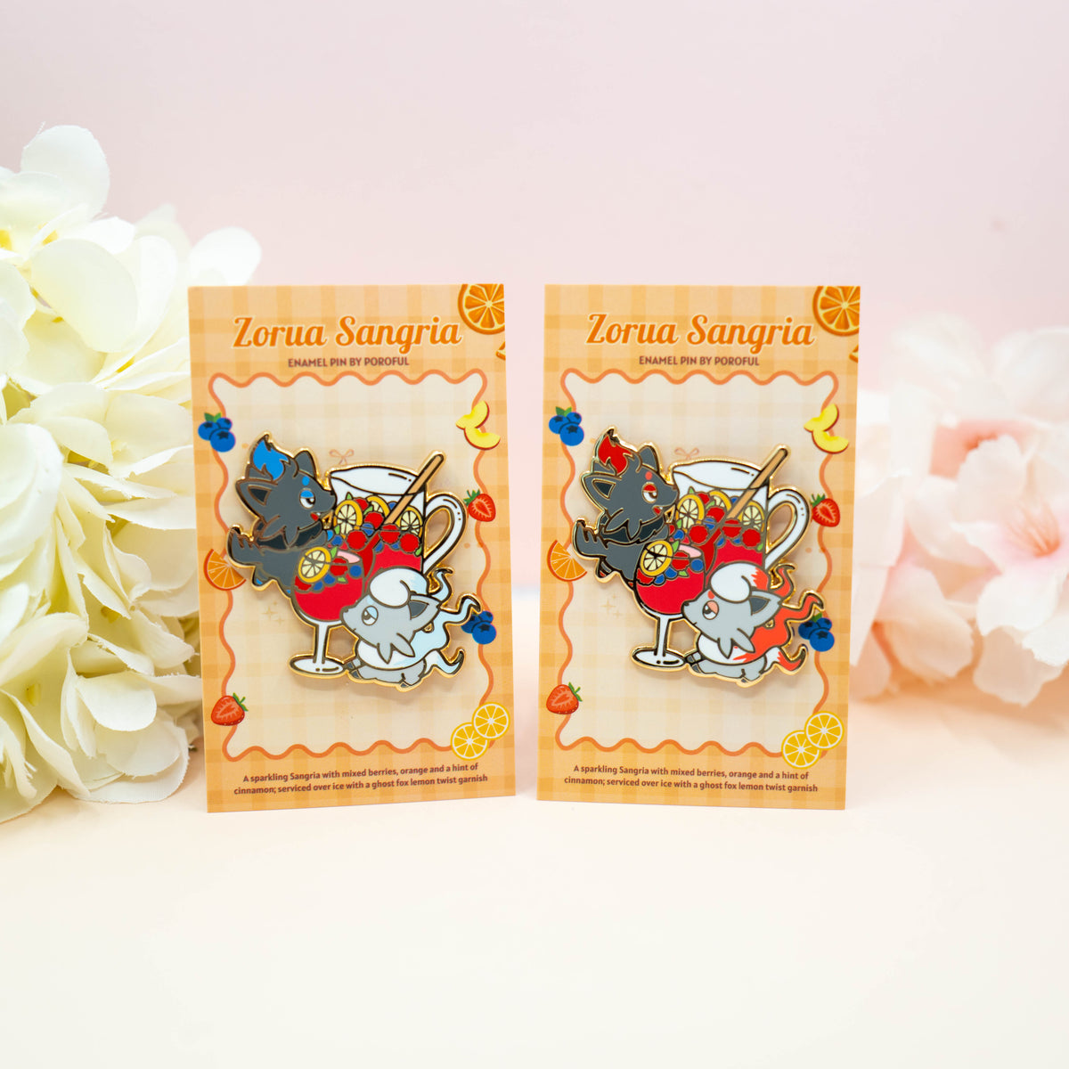 LIMITED SHINY* Zorua Sangria Pin