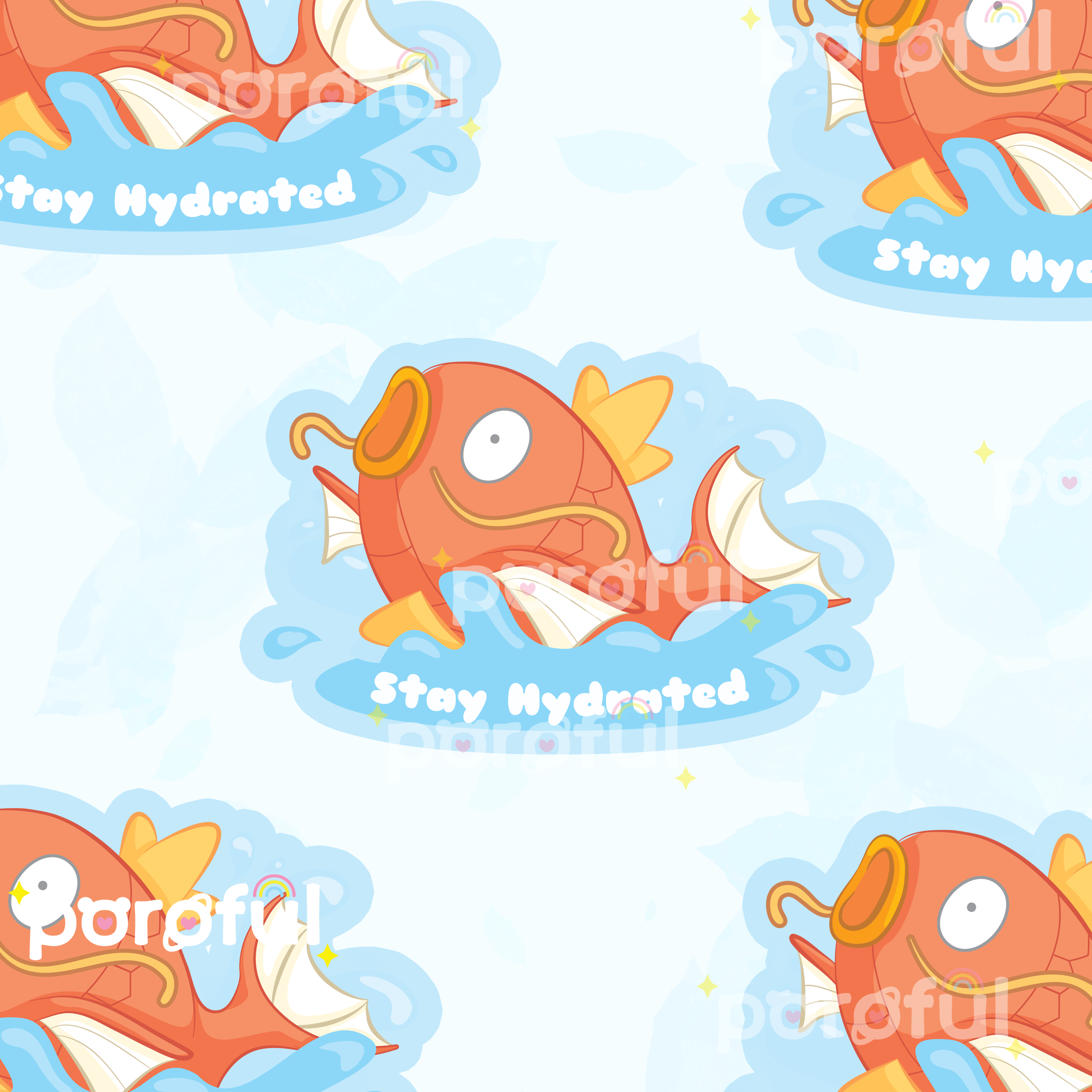 Stay Hydrated Sticker (3&quot;)