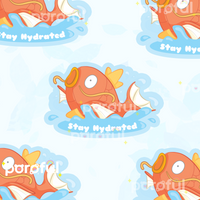 Stay Hydrated Sticker (3")