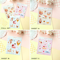 Bunny Confectionary Sticker Sheets