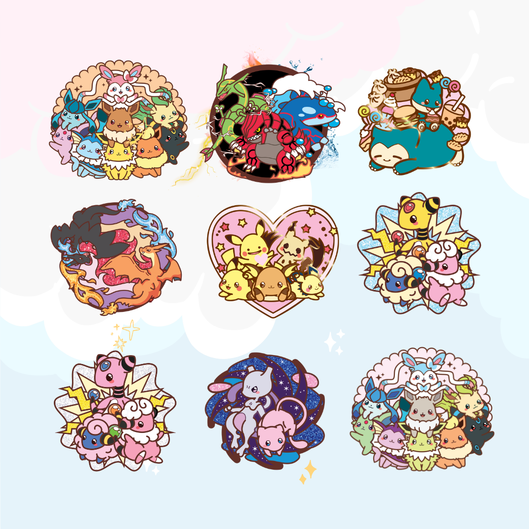 [PREORDER: SHIPS MAY/JUNE] Evolution Line Pins