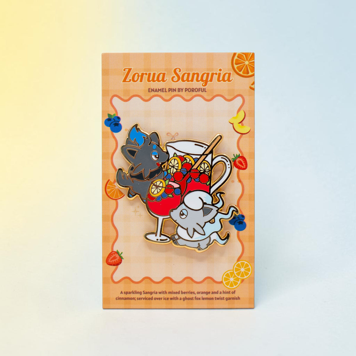 LIMITED SHINY* Zorua Sangria Pin