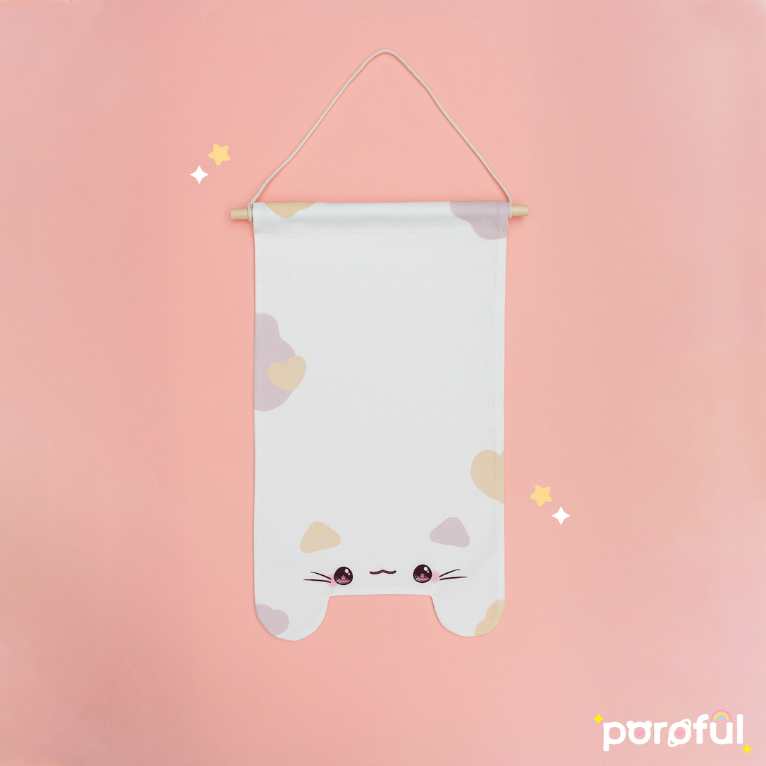 Calico Cat Pin Banner (XL)