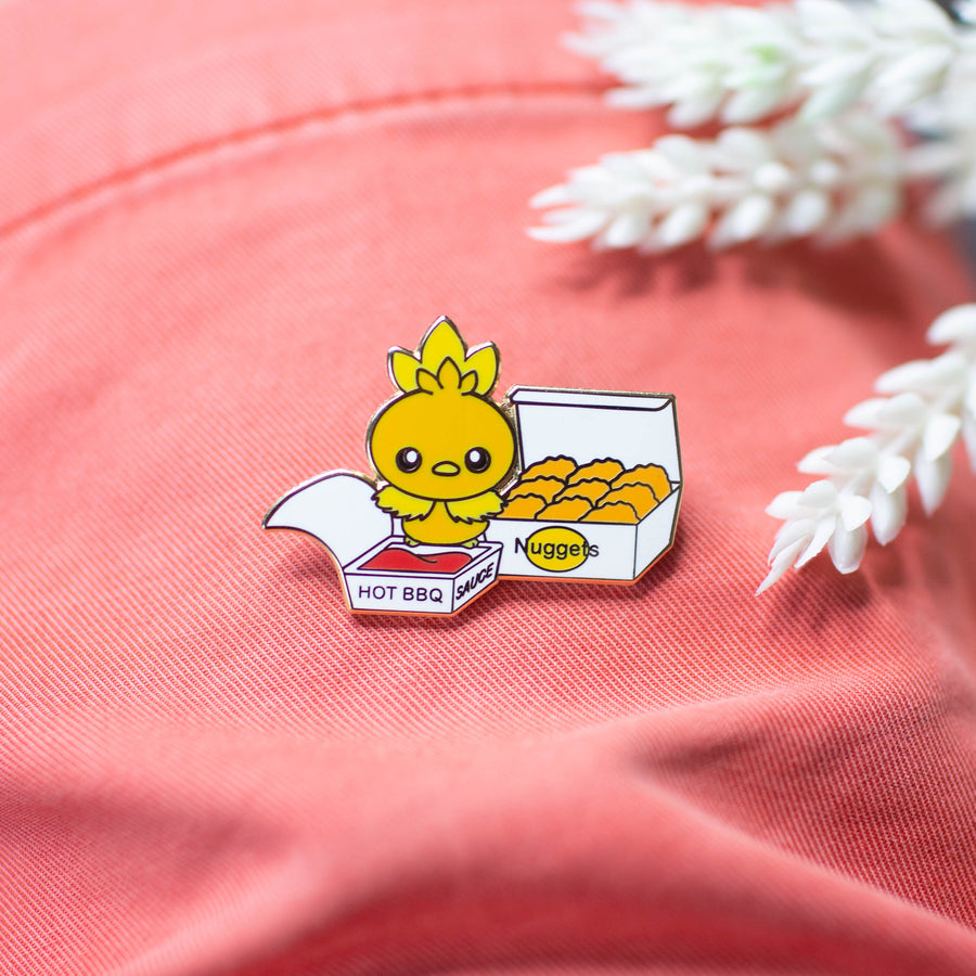 Torchic Nuggets Pin