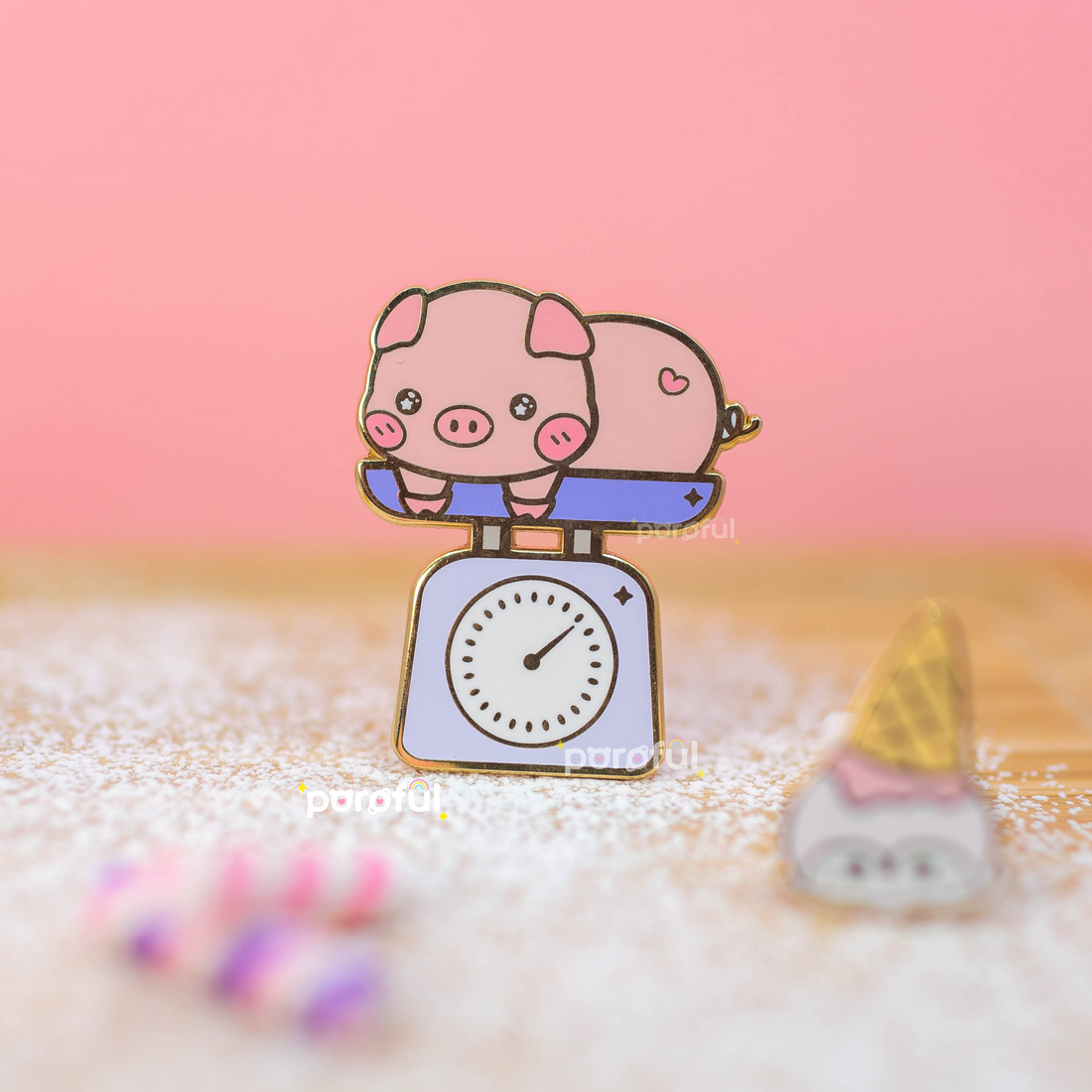 Cute Pig Cooking Scale Pin