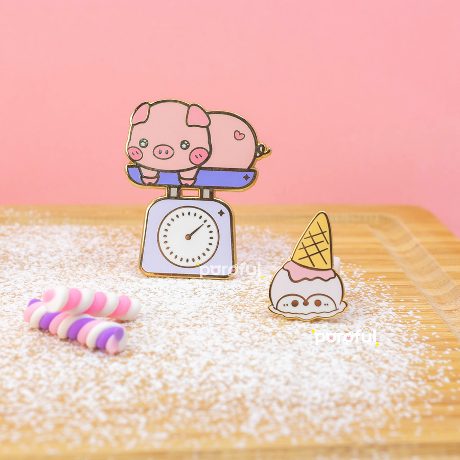 Cute Pig Cooking Scale Pin