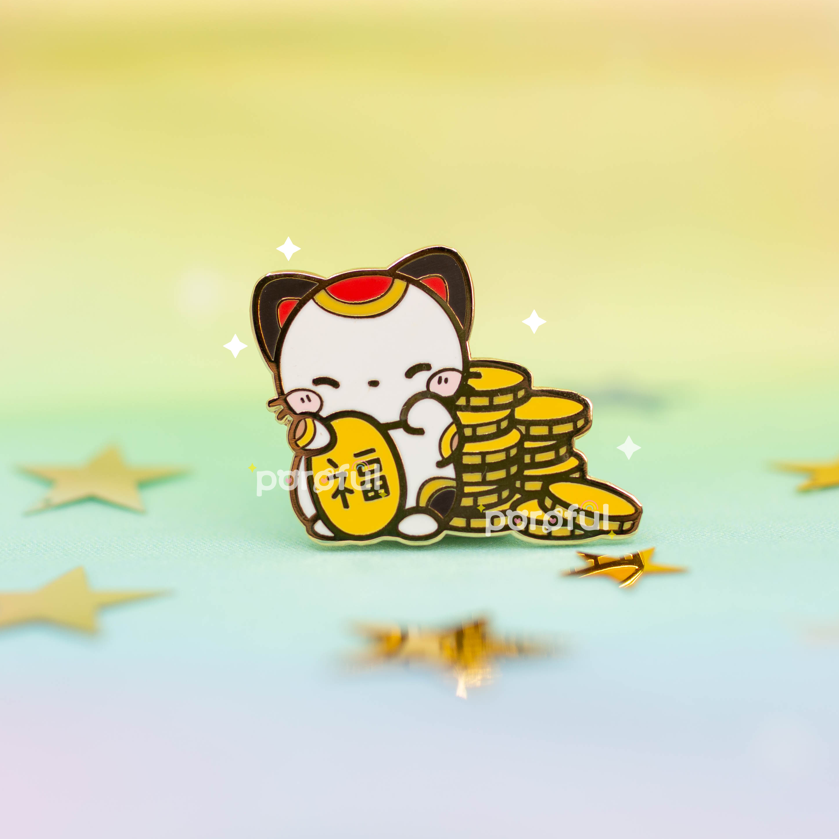 Maneki Neko / Lucky Cat Pin