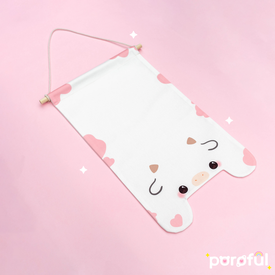 Strawberry Cow Pin Banner (XL)