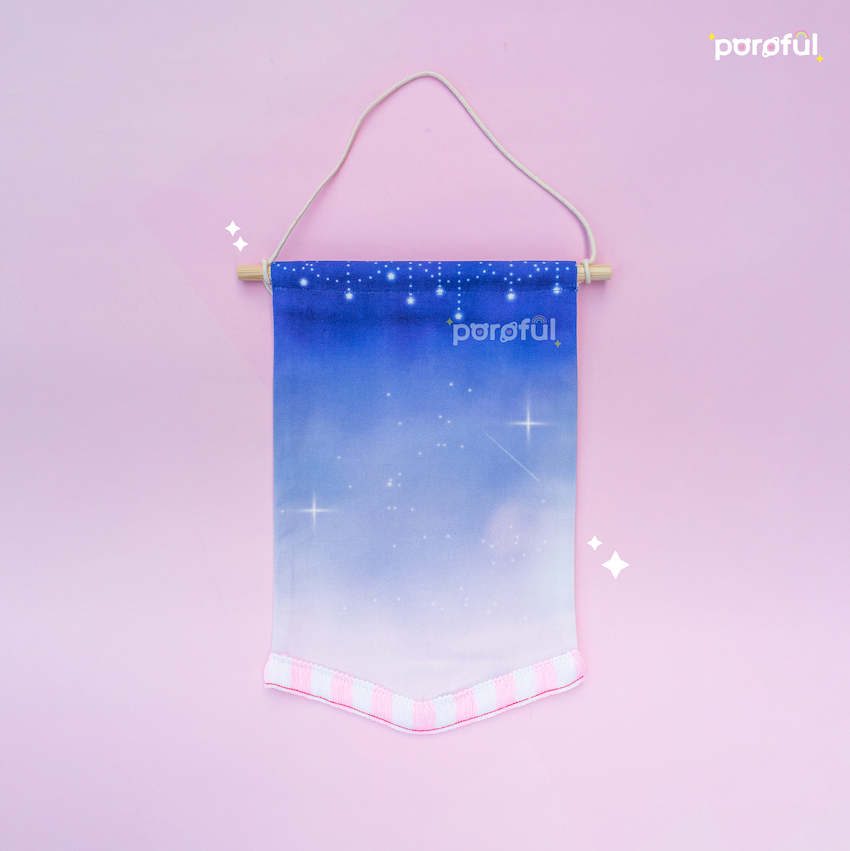 Shooting Stars Pin Banner